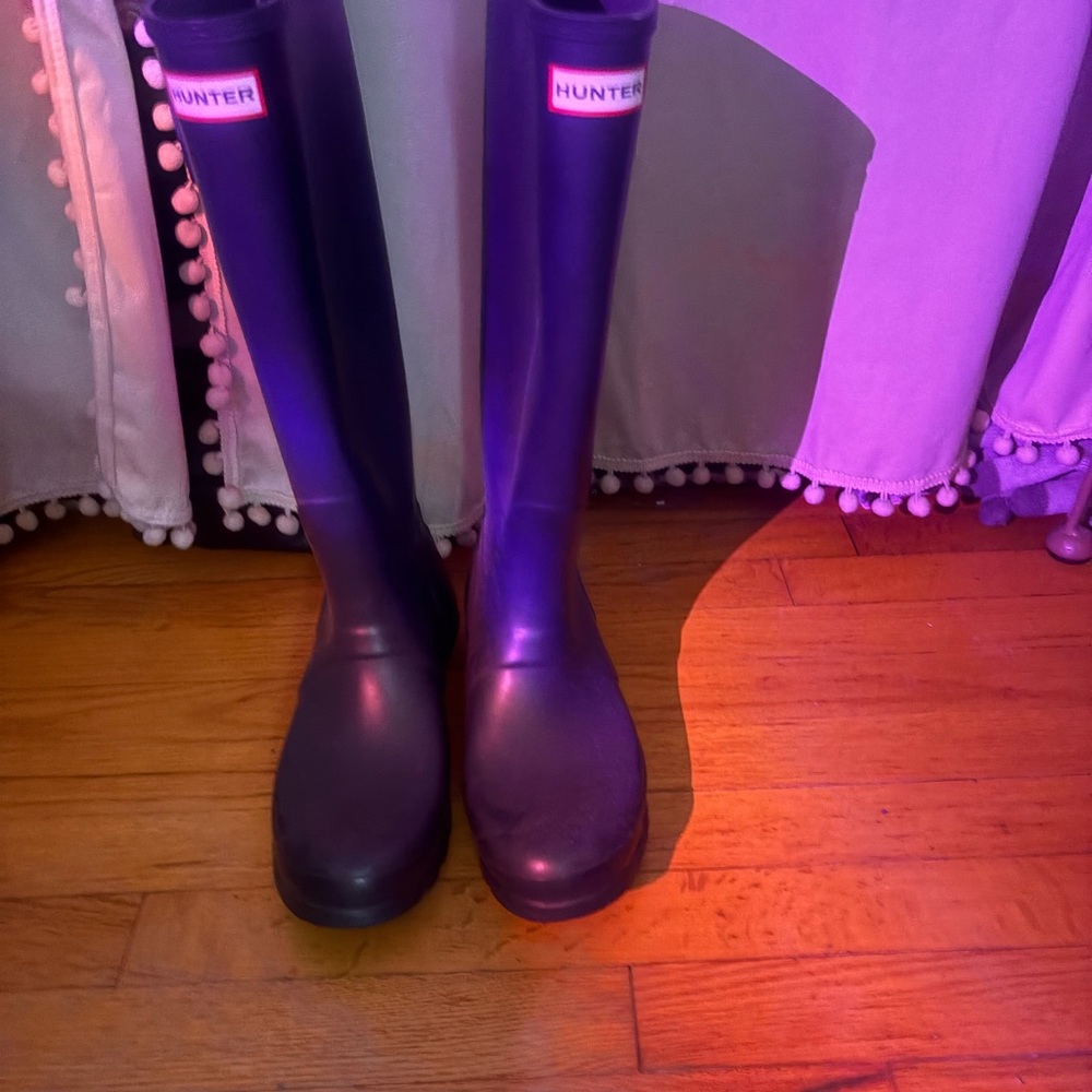 Hunter navy Rain Boots